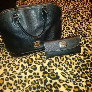 Dooney & Bourke handbag with matching wallet